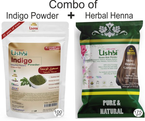 Combo of Herbal Henna (175g) & Indigo powder (100g) - Image 9